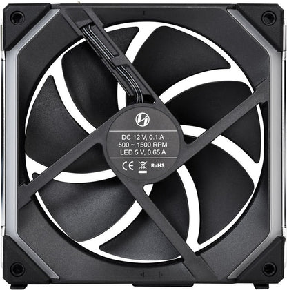 Lian Li UNI FAN SL140 RGB PWM Lüfter, schwarz - 140mm