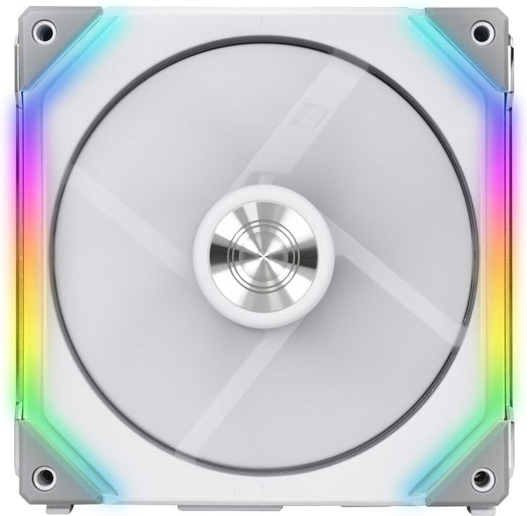 Lian Li UNI FAN SL140 RGB PWM Lüfter, 2er Pack inkl. Controller, weiss - 140mm