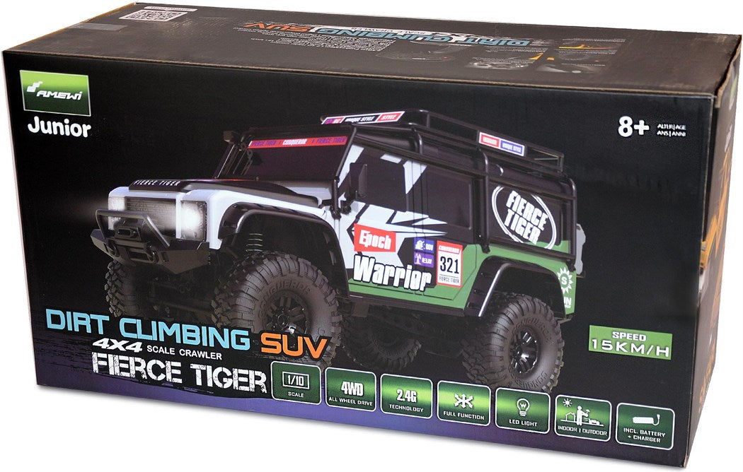 Amewi Scale Crawler Dirt Climbing SUV, Fierce Tiger RTR, 1:10