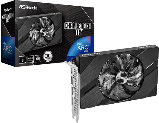 Asrock Grafikkarte Arc A380 Challenger ITX OC 6 GB