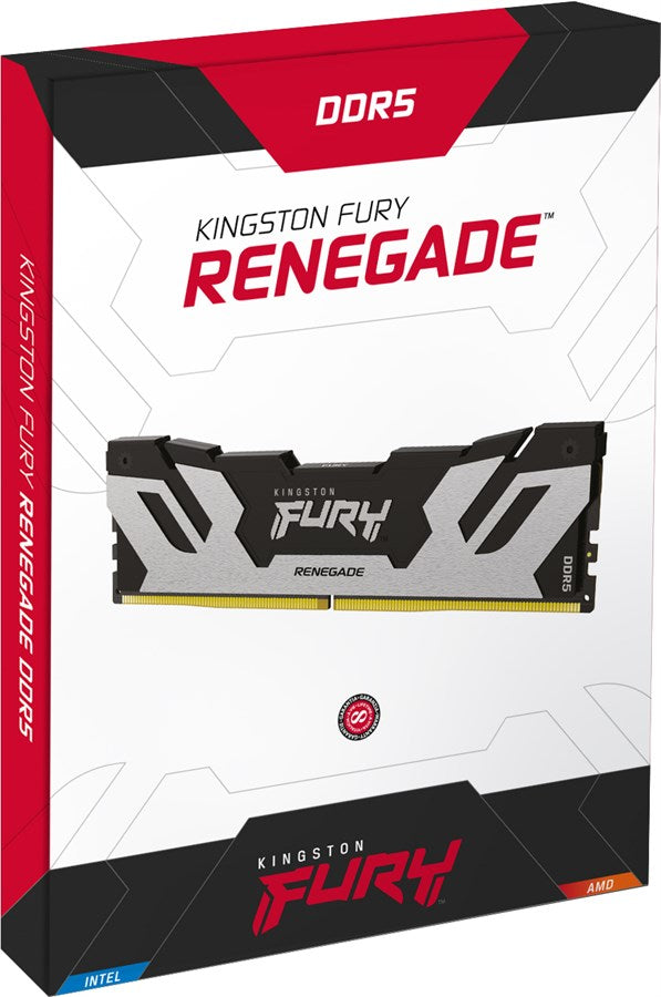 Kingston Fury Renegade, DDR5, 16GB (1 x 16GB), 7200MHz - silber