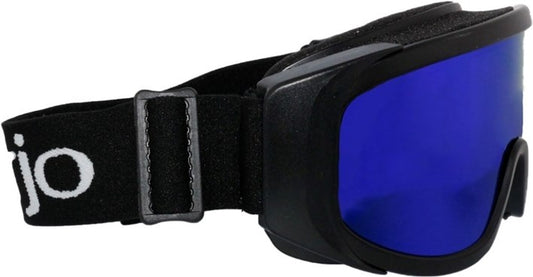 Cerjo Skibrille schwarz / blau verspiegelt