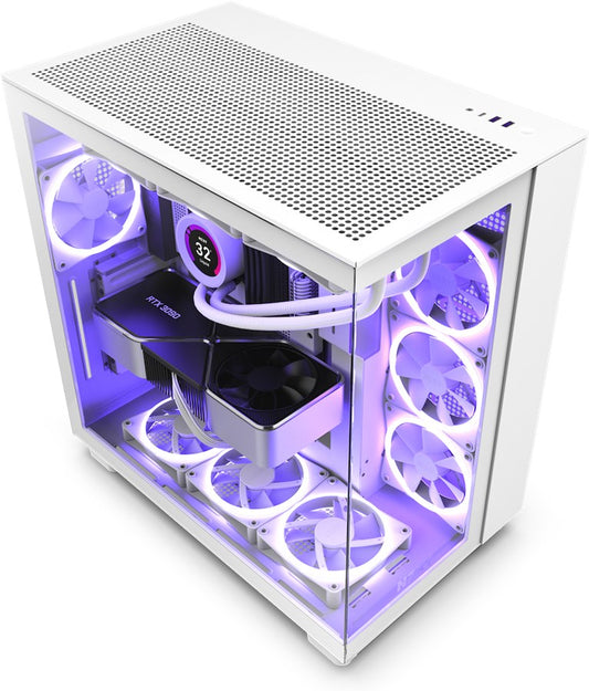 NZXT H9 Flow - weiss