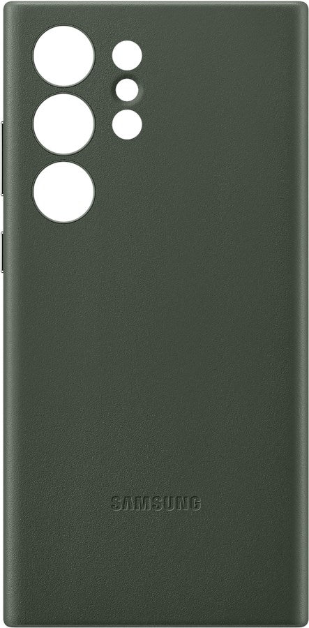 Samsung Leather Case für Samsung Galaxy S23 Ultra - grün