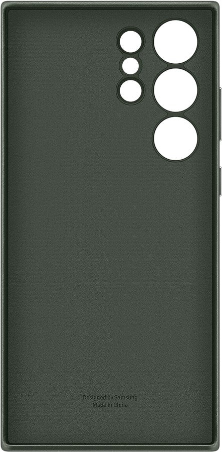 Samsung Leather Case für Samsung Galaxy S23 Ultra - grün