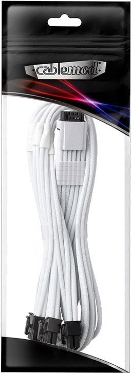 CableMod RT-Series Pro ModMesh 12VHPWR auf 3x PCI-e Kabel für ASUS/Seasonic 60cm - weiss