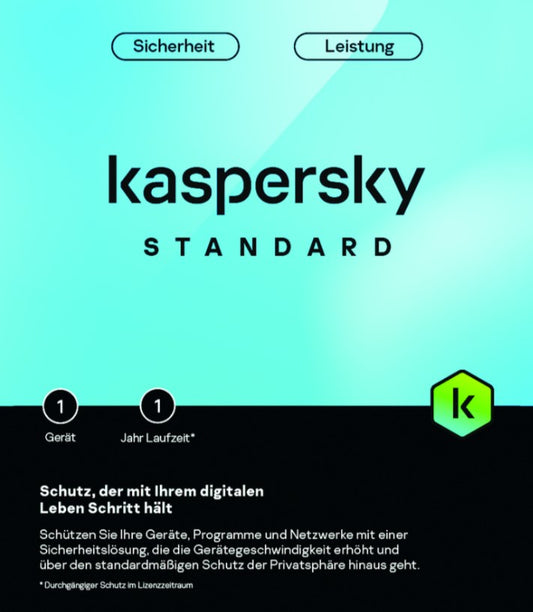 Kaspersky Standard (1 PC) [PC/Mac/Android] (D/F/I)