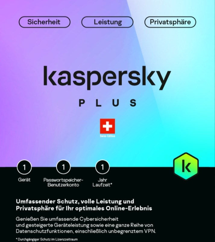 Kaspersky Plus (1 PC) [PC/Mac/Android] (D/F/I)