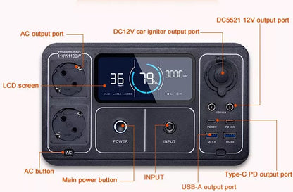 Allampere Portable Powerstation 1200W