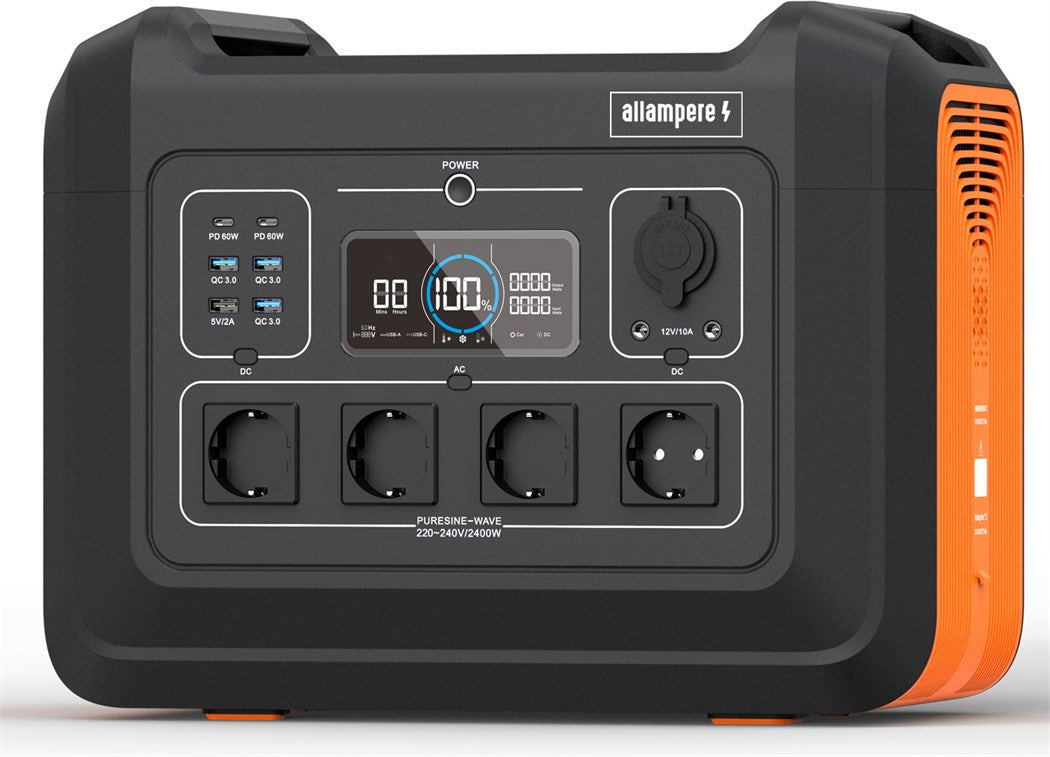 Allampere Portable Powerstation 2400W