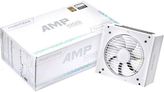 Phanteks AMP v2 80 PLUS Gold Netzteil, modular, PCIe 5.0 weiss - 1000 Watt