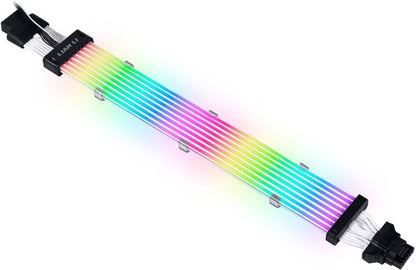 Lian Li Strimer Plus V2 12VHPWR 16- zu 16-Pin Verlängerung - 320mm, 8 LED-Bahnen