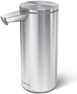 Simplehuman Sensorspender wiederaufladbarer 414ml, Silber, gebürsteter Edelstahl