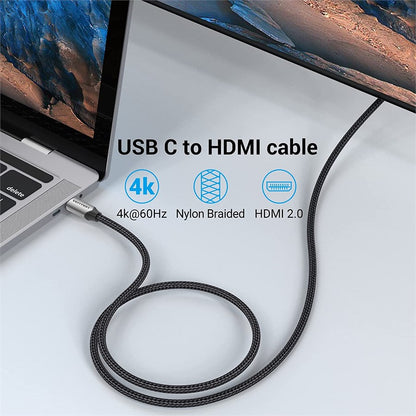 Vention USB-C zu HDMI Kabel, schwarz - 1.5m
