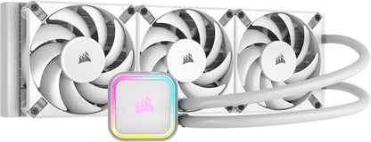 Corsair iCUE H150i RGB Elite CPU-Flüssigkeitskühler - weiss