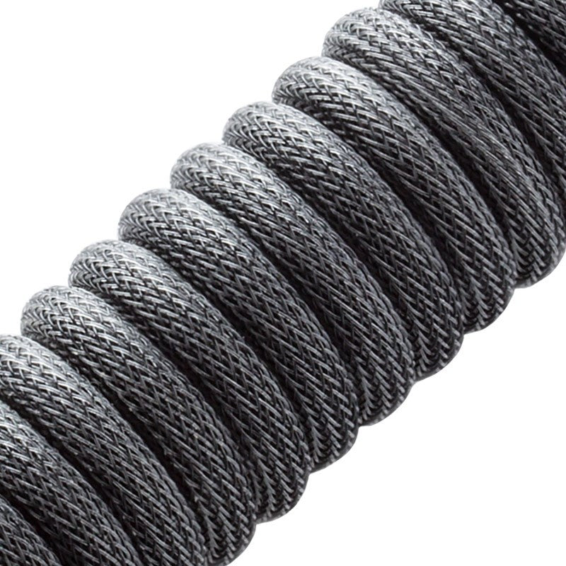 CableMod PRO Coiled Keyboard Cable USB-C zu USB Typ A, Carbon Grey - 150cm